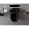 Mexen Egg cuvette WC Rimless avec abattant slim à descente lente, duroplast, noir mat - 30245070