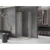 Mexen Velar L Duo kabina prysznicowa rozsuwana 100 x 90 cm, szron, złota - 871-100-090-02-33-50