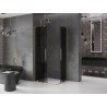 Mexen Velar L Duo kliznička kabina za tuširanje, klizna 90 x 80 cm, grafitna, zlatna matirana - 871-090-080-02-43-55