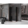 Mexen Velar L Duo kabina prysznicowa rozsuwana 90 x 80 cm, grafit, miedź szczotkowana - 871-090-080-02-43-65