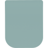 Mexen Teo slow-closing slim toilet seat, duroplast, light green matte - 39840048