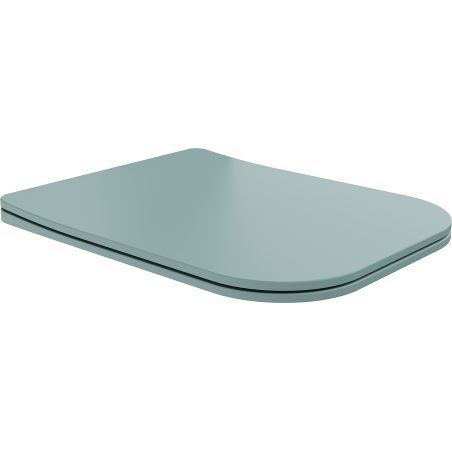 Mexen Teo abattant slim à descente lente, duroplast, vert clair mat - 39840048