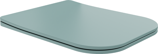 Mexen Teo zacht sluitende, slanke zitting, duroplast, lichtgroen mat - 39840048