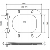 Mexen Teo langsam schließender Slim-Sitz, Duroplast, hellgrün matt - 39840048