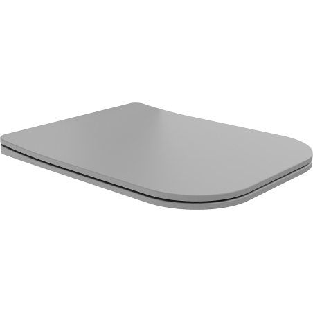 Mexen Teo slim, duroplast, lichtgrijs mat toiletbril met softclose - 39840061