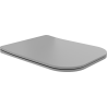 Mexen Teo langsamschließender Sitz Slim, Duroplast, hellgrau matt - 39840061