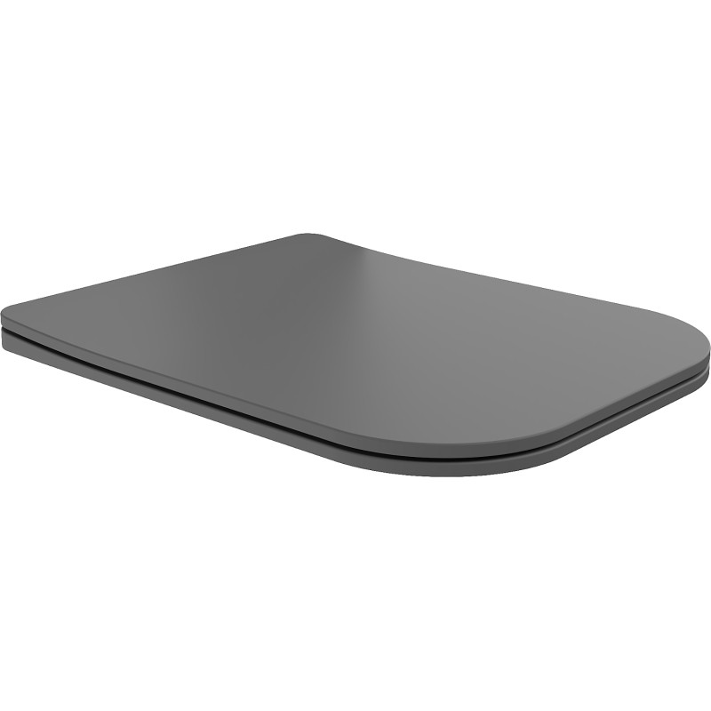Mexen Teo aeglaselt sulguv, slim, duroplast, tumehall matt - 39840071