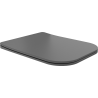 Mexen Teo langsam schließender Sitz, Slim, Duroplast, dunkelgrau matt - 39840071