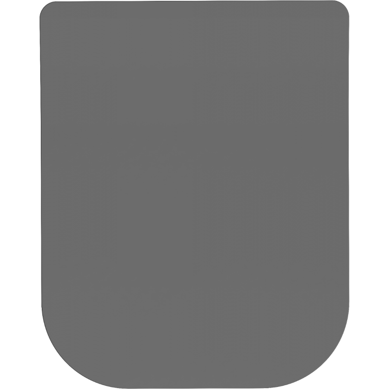 Mexen Teo dunkelgro Matte, selwerstänneg Toilettendeckel, Slim, Duroplast - 39840071