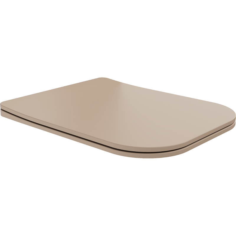 Mexen Teo abattant WC à fermeture lente, slim, duroplast, cappuccino mat - 39840064