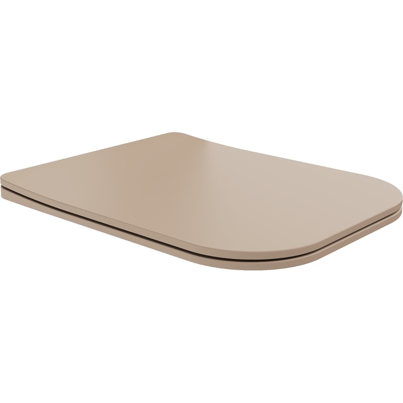 Mexen Teo aeglaselt langev õhuke iste, duroplast, cappuccino matt - 39840064