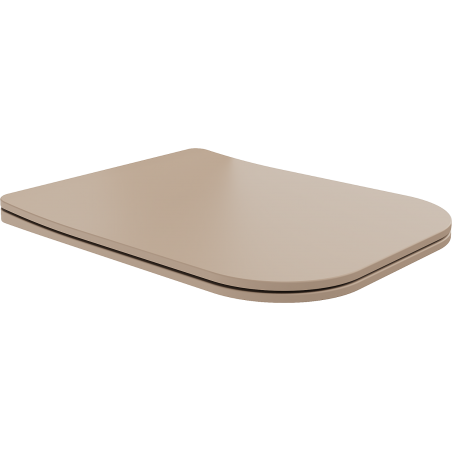 Mexen Teo aeglaselt langev õhuke iste, duroplast, cappuccino matt - 39840064