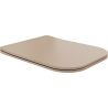 Mexen Teo langsam schließender Sitz, Slim, Duroplast, cappuccino matt - 39840064
