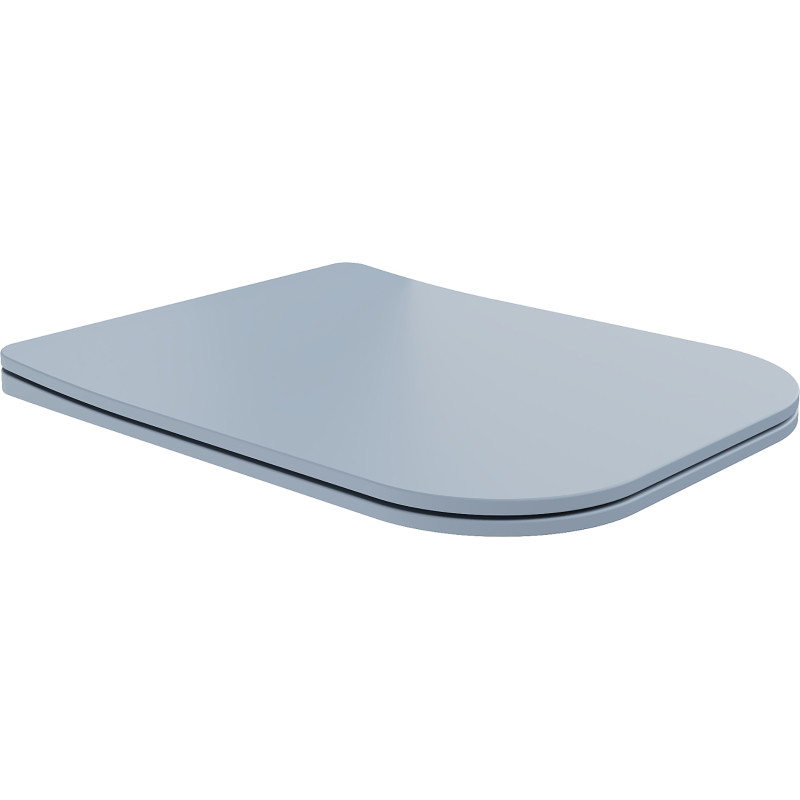 Mexen Teo aeglaselt sulguv Slim isteplaat, duroplast, hall-sinine matt - 39840069
