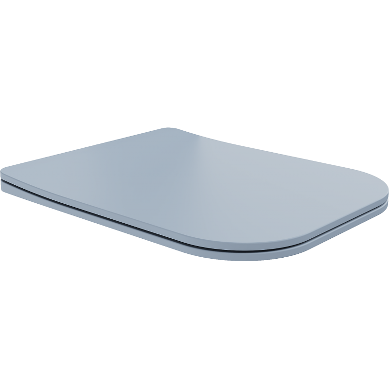 Mexen Teo soft-close toiletbril slim, duroplast, grijs-blauw mat - 39840069