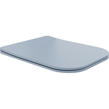 Mexen Teo aeglaselt sulguv Slim isteplaat, duroplast, hall-sinine matt - 39840069