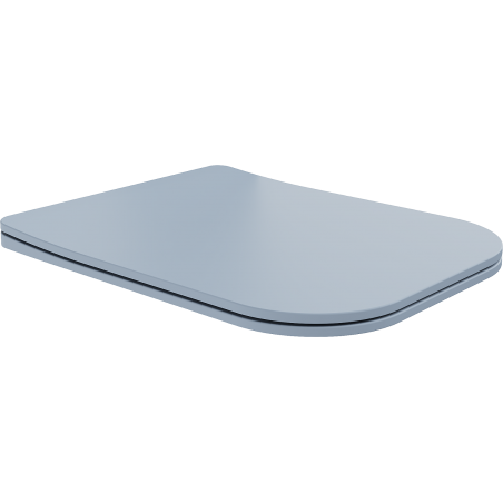 Mexen Teo tapa de cierre suave slim, duroplast, gris-azul mate - 39840069