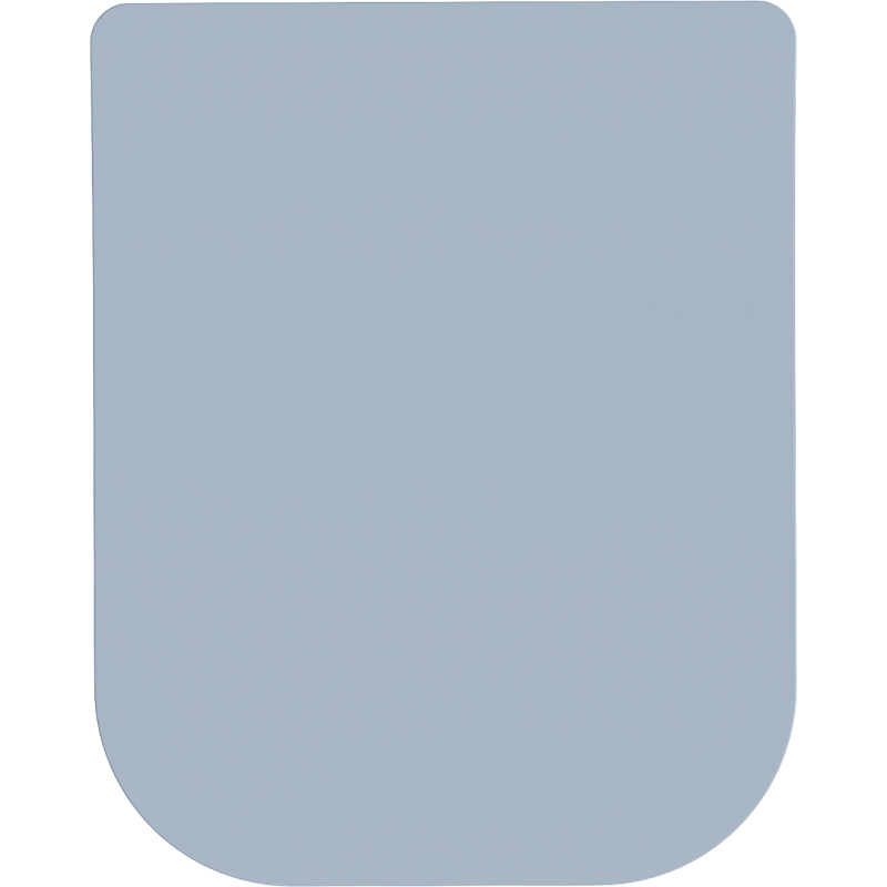 Mexen Teo zacht sluitende slanke zitting, duroplast, grijs-blauw mat - 39840069