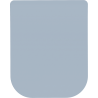 Mexen Teo langsam schließender Deckel, schlank, Duroplast, grau-blau matt - 39840069