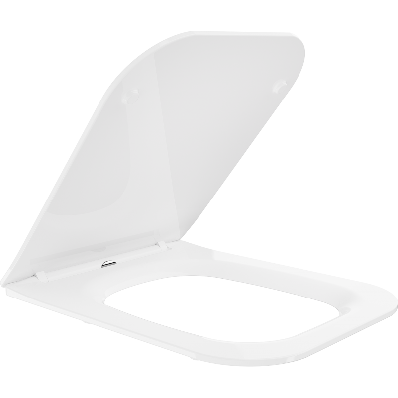 Mexen Madox abattant à fermeture lente slim, duroplast, blanc brillant - 39154000