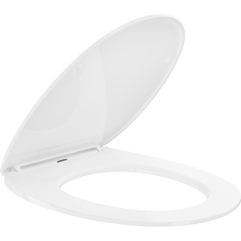 Mexen Egg slow-close slim toalettsits, duroplast, vit högglans - 39243000