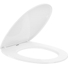 Mexen Egg langsam schließender Toilettendeckel Slim, Duroplast, weiß glänzend - 39243000