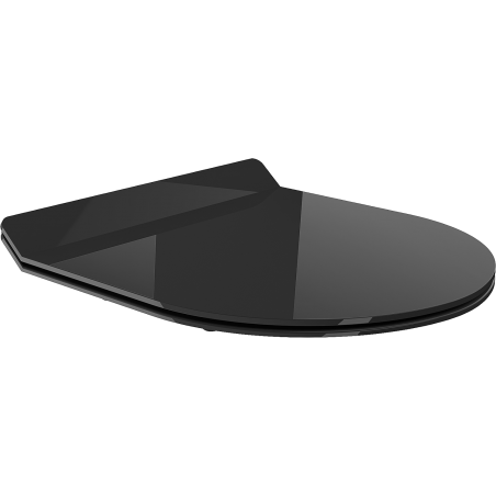 Mexen Lena slim soft-close seat, duroplast, black gloss - 39242070