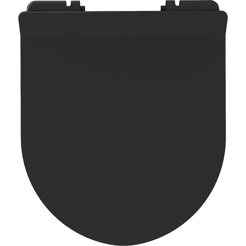 Mexen Lena langsam absenkender Slim Sitz, Duroplast, schwarz glänzend - 39242070