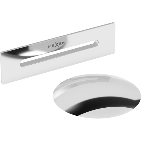 Mexen Uni bonde avec trop-plein pour baignoire autoportante, chrome - 5100-01