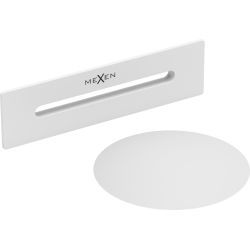 Mexen Uni Drain Plug with Overflow for Freestanding Bath, White - 5100-20