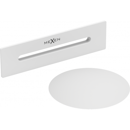 Mexen Uni Drain Plug with Overflow for Freestanding Bath, White - 5100-20