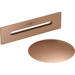 Mexen Uni desagüe con rebosadero para bañera exenta, cobre cepillado - 5100-65