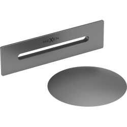 Mexen Uni korektors ar pārplūdi stāvošai vannai, ieroču metāls - 5100-95