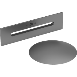 Mexen Uni ülevooluga äravooluvannile, gun metal - 5100-95
