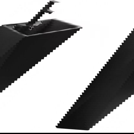 Mexen Ida νεροχύτης ελεύθερης τοποθέτησης 47 x 47 cm, μαύρος ματ - 26114670