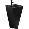 Mexen Ida freistehendes Waschbecken 47 x 47 cm, schwarz matt - 26114670