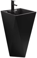 Mexen Ida freistehendes Waschbecken 47 x 47 cm, schwarz matt - 26114670