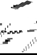 Mexen Fall Unterputz-Brauseset, schwarz - 7602-04-70