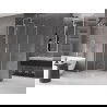 Mexen Velar L schuifbare douchecabine 100 x 100 cm, transparant, chroom - 871-100-100-03-01