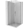 Mexen Velar L sliding shower enclosure 120 x 120 cm, transparent, chrome - 871-120-120-03-01