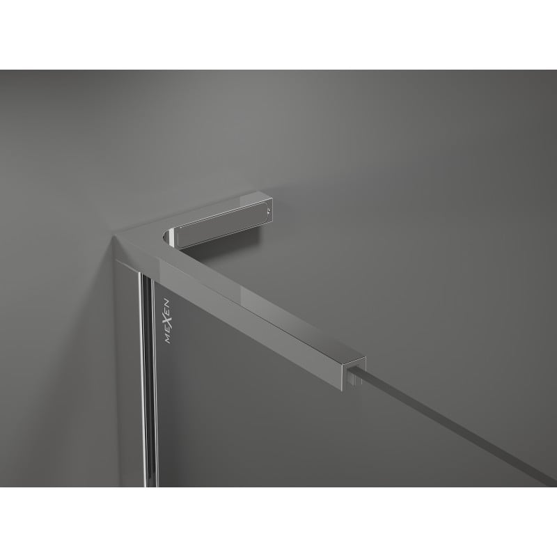 Mexen Velar L kabina prysznicowa rozsuwana 100 x 80 cm, transparent, chrom - 871-100-080-03-01
