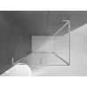 Mexen Velar L klizna za tuš s kliznim vratima 120 x 100 cm, prozirna, krom - 871-120-100-03-01