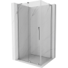 Mexen Velar L klizna kabina s kliznim vratima 120 x 85 cm, prozirna, krom - 871-120-085-03-01