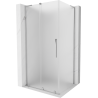 Mexen Velar L Schiebeduschkabine 100 x 110 cm, matt, Chrom - 871-100-110-33-01