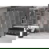 Mexen Velar L Schiebeduschkabine 100 x 110 cm, matt, Chrom - 871-100-110-33-01
