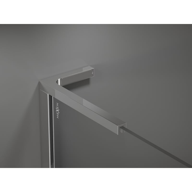 Mexen Velar L liuguks dušikabiin 120 x 85 cm, härmatis, kroom - 871-120-085-33-01