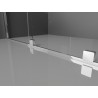 Mexen Velar L liuguks 100 x 90 cm dušikabiin, grafiit, kroom - 871-100-090-43-01