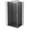 Cabine de douche coulissante Mexen Velar L 110 x 70 cm, graphite, chrome - 871-110-070-43-01