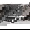 Mexen Velar L Duschkabine Schiebetür 100 x 120 cm, Graphit, Chrom - 871-100-120-43-01