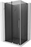 Mexen Velar L klizna tuš kabina 110 x 90 cm, grafit, krom - 871-110-090-43-01